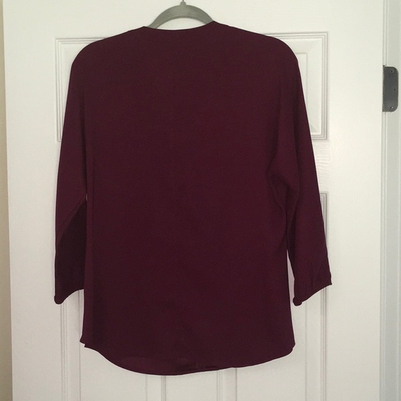 Ann Taylor Henley Style Tunic Top - Picture 2 of 5